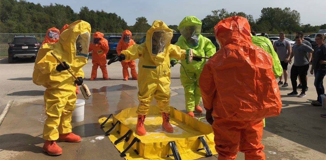 Hazmat suits