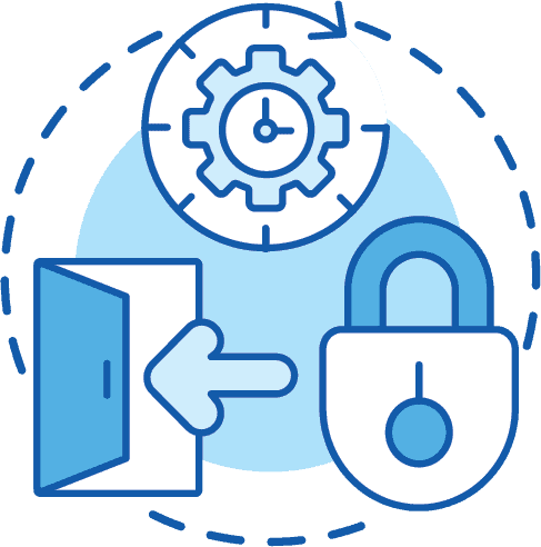 A login concept cycle image